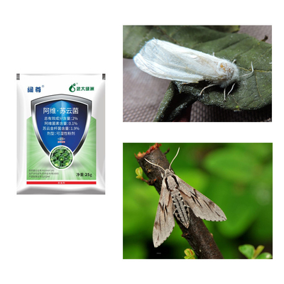 Vegetable Biological Pesticide Insect Killer For Plants 0.1% Abamectin 1.9% Bt