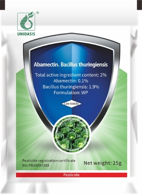 Vegetable Biological Pesticide Insect Killer For Plants 0.1% Abamectin 1.9% Bt